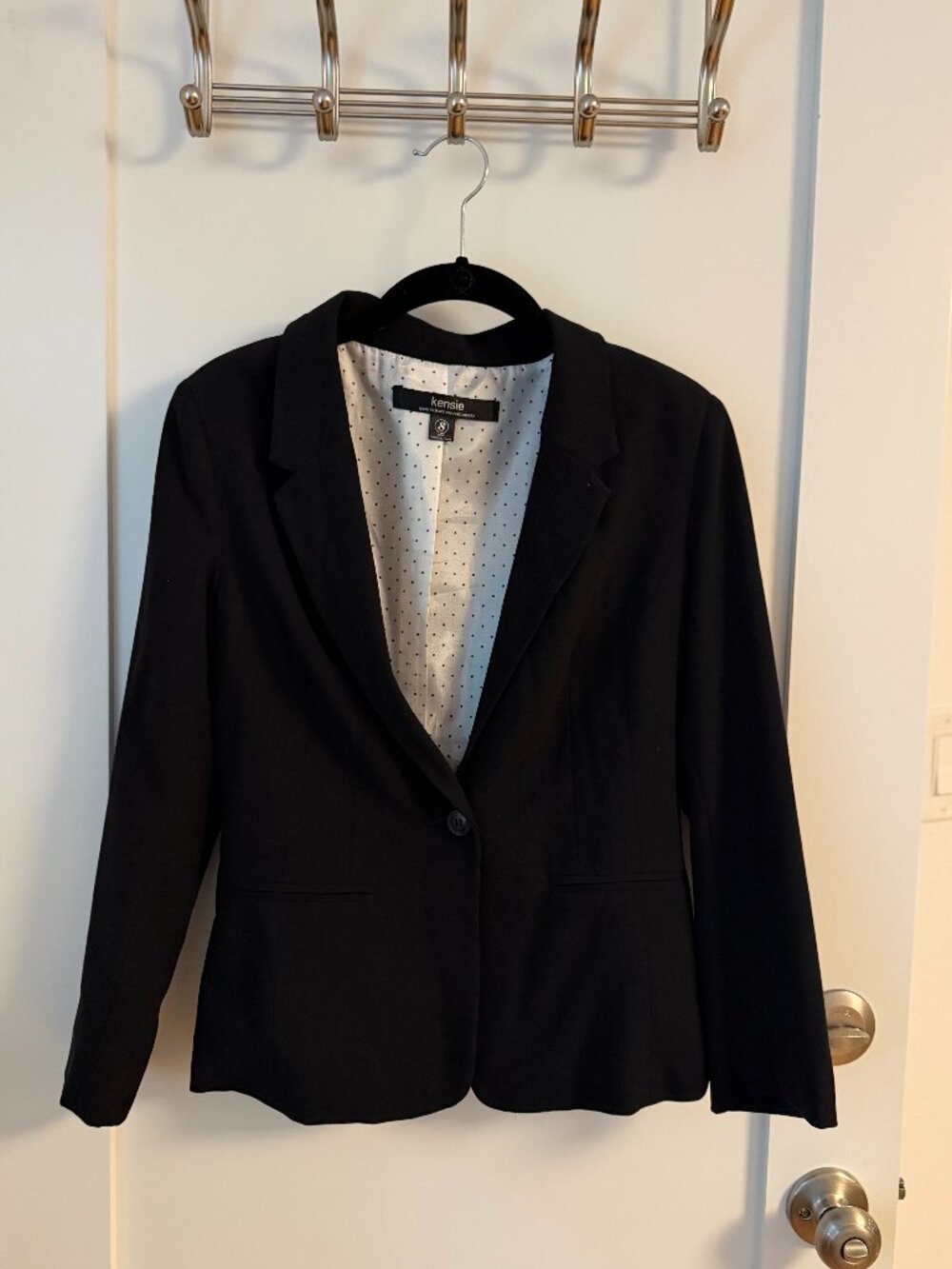 Kensie Women's Black Blazer (Size Small)
